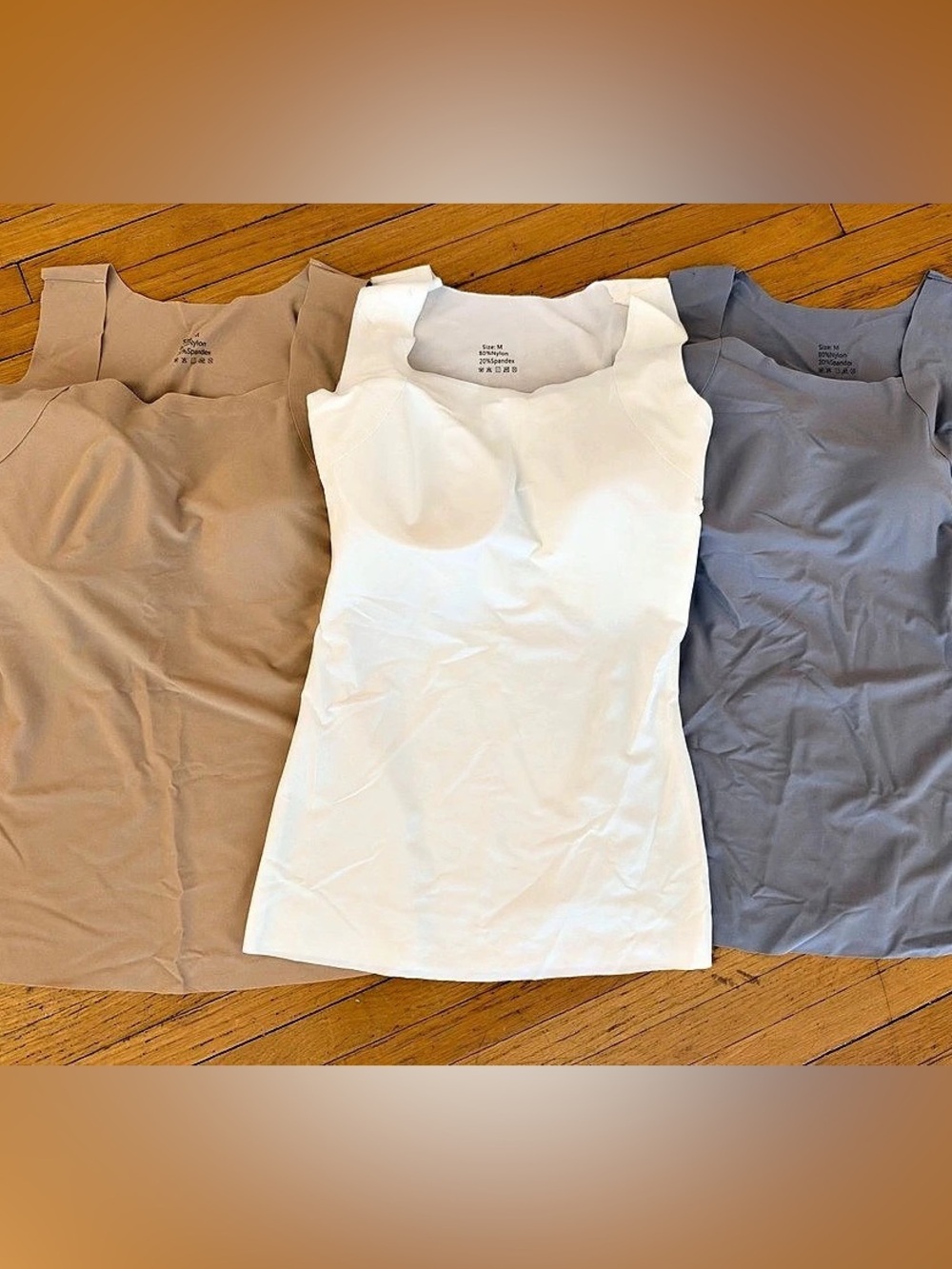 3-Piece contour Tank Top set- size medium